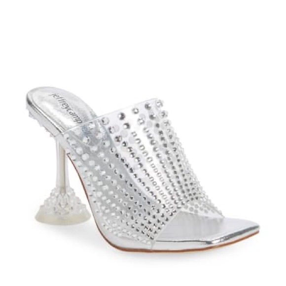 Jeffrey Campbell Derella Embellished Sandal - Picture 1 of 9
